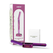 The Leaf Dermaplaner Kit, Fig - Plastic-Free Facial Razor and Exfoliating Tool Set; Includes 1x Dermaplaner, 1x Stand, 10x...