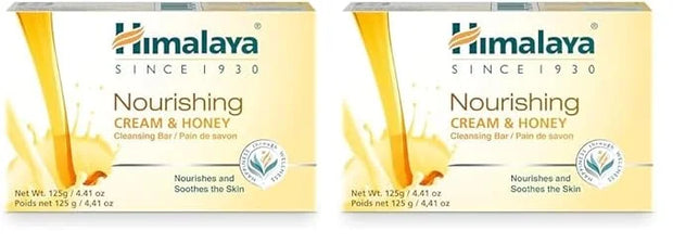 Himalaya Herbal Healthcare Nourishing Cream and Honey Cleansing Bar, 4.41 Ounce (Pack of 2) - Product Image