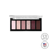 Milani Gilded Mini Eyeshadow Palette with 6 Matte & Shimmer Hues - The Wine Down - Product Image