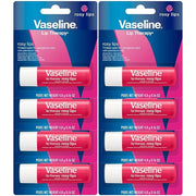 Vaseline Lip Therapy Rosy Lips 8-Pack – Moisturizing Lip Balm, Tinted, 0.16 Oz Ea - Product Image