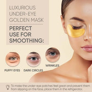 24K Gold Eye Mask 30 Pairs - Product Image