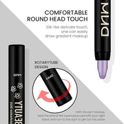 evpct Light Purple Shimmer Cream Eye Shadow Brightener Sticks Set for Eyes, Light Purple Shimmery Matte Pencil Eye shadow ...