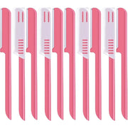 10 Pieces Eyebrow Razor for Women Facial Shaver Razor Brow Shaper Eyebrow Trimmer Dermaplaner Shaping Tool with Cover (Pin...