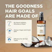 Soapbox Mane Tamer, Leave-In Conditioner Spray to Tame Frizz, Smooth Fly Aways, Hydrate, Add Shine & Detangle Dry, Damaged...