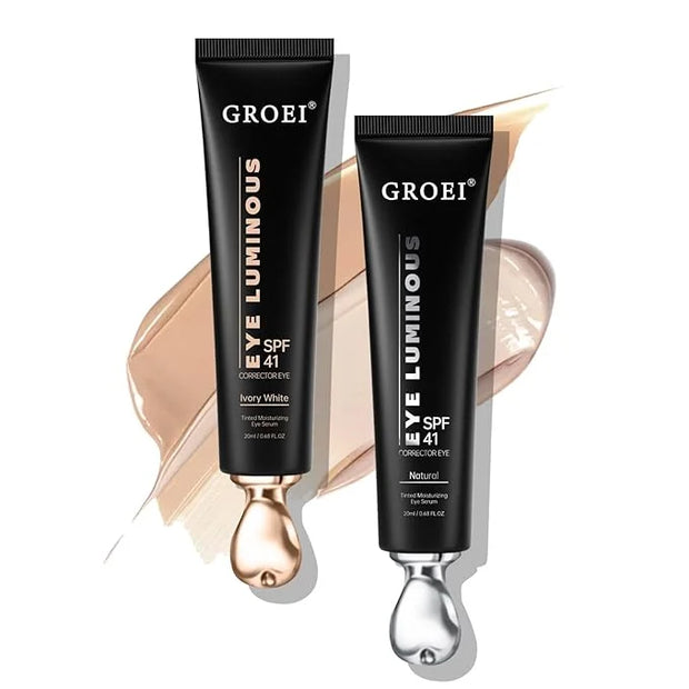 Luminous Eye Corrector Spf 41,Under Eye Corrector For Dark Circles,Undereye Sunscreen & Concealer, Hydrating Serum, Anti A...