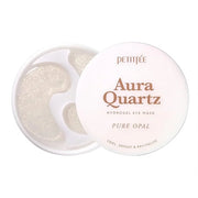 Petitfee Aura Quartz Eye Mask Pure Opal 40 pcs (20 pairs) - Rejuvenating Hydrogel Eye Patch for Puffy Eye Bags, Cooling, D...
