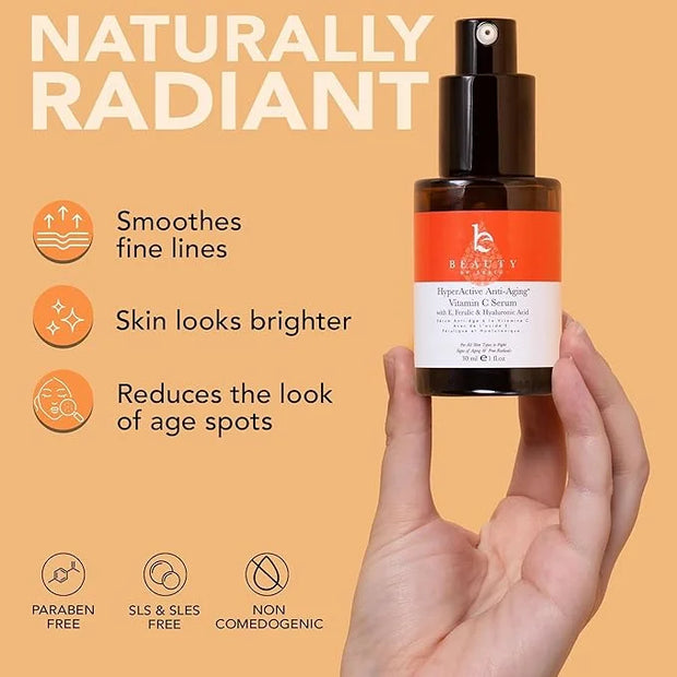 Vitamin C Face Serum - USA Made with Natural & Organic Ingredients, Skin Brightening Vitamin C Serum for Face for Women, D...