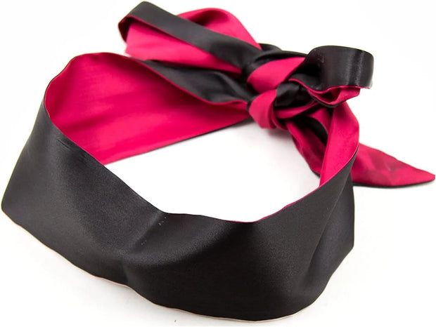 Feather Satin Eye Mask Silk Mask Satin Eye Mask Adult French Crop - Product Image