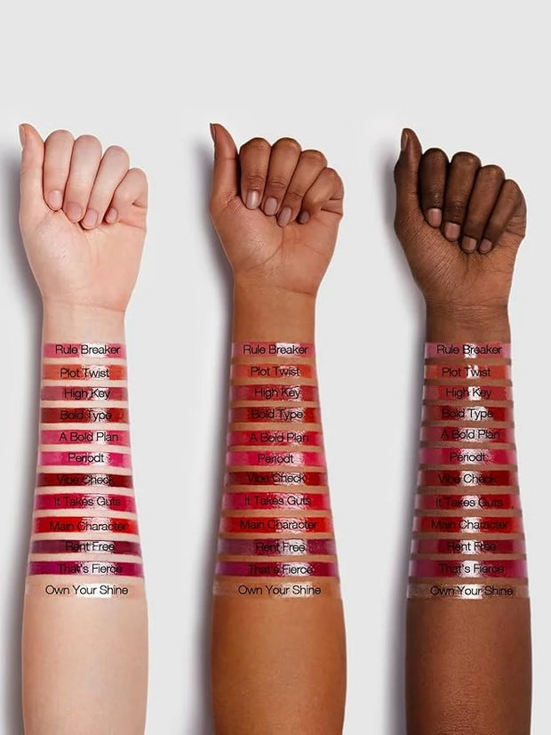 SHEGLAM Mirror Kiss High-Shine Lipstick Silky Jelly Texture Hydrated&Smooth Lip Gloss-Vibe Check - Product Image