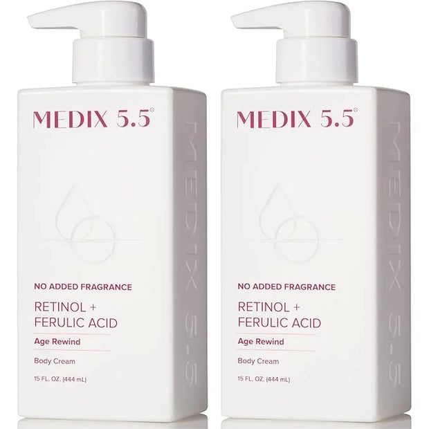 MEDIX Fragrance Free Retinol Body Lotion Crepey Skin Care Treatment | Firming Body & Face Moisturizer | Anti Aging Retinol...
