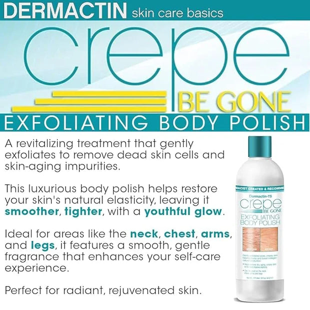 Crepe Be Gone Deluxe Crepe Skin Collection - Includes Crepe Be Gone Souffle, Body Polish & Neck Cream - Product Image
