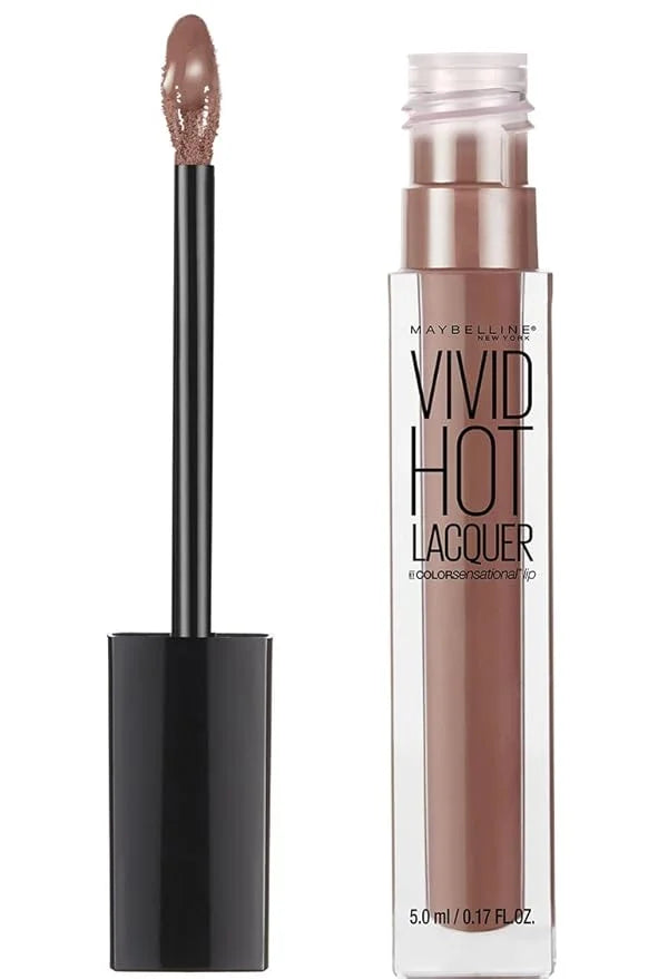 Maybelline New York Limited-Edition Fundles Send Nudes w/Eyeshadow Palette, Color Sensational Vivid Hot Lacquer Lip Gloss ...