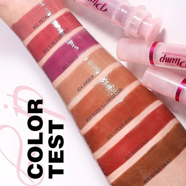 Lip Plumping Lip Gloss, High-Shine & Volumizing Lip Plumping Lip Glass Mirror Lip Glaze Lip Makeup, Long-lasting moisturiz...