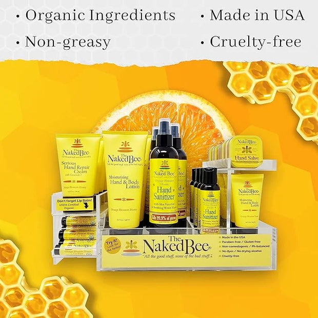 The Naked Bee Moisturizing Hand and Body Lotion, enriched with Orange Blossom(45 ml), Citron & Honey (1.5 oz), Coconut & H...