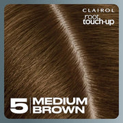 Clairol Root Touch-Up by Nice'n Easy Permanent Hair Dye, 5 Medium Brown Hair Color, (Pack of 1) - Product Image
