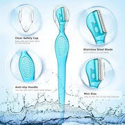 16 Pcs Small Eyebrow Razor for Women Portable Face Razors for Women Facial Hair Lip Trimmer Hair Shaving Removal Tool Derm...