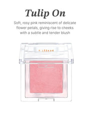 Glint Baked Blush (Tulip On, 0.08oz) - Long-Lasting, All-Day Face Blush Powder for a Natural Look. Korean Skin Care, Korea...