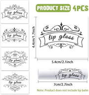 OLYCRAFT 100Pcs Self-Adhesive Lip Balm Tag Wrapping