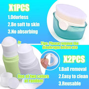 3 PCS Sunscreen Applicator for Kids, Soft Sunblock Brush + 2 PCS Empty Roller Ball Container for Sunscreen Lotion, Sunscre...