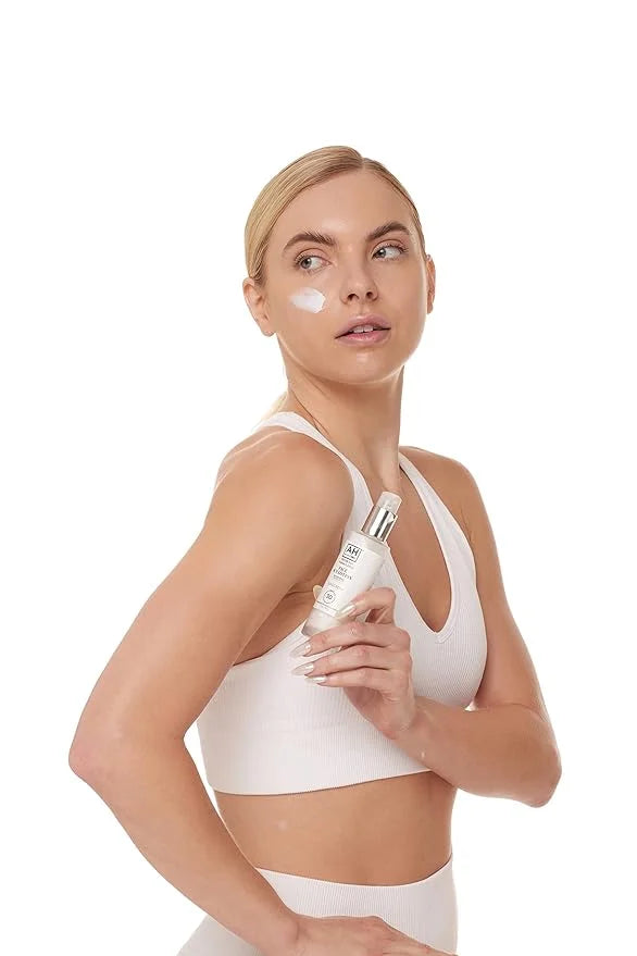 AHWellnessMD Facial Sunscreen SPF 30 Anti Aging Face Moisturizer For Women, Broad Spectrum Physical Sunscreen with Zinc Ox...