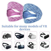Grevosea 2 Pack VR Eye Mask, Adjustable Breathable VR Sweat Band Comfortable and Sweat-Resistant Eye Face Cover for Meta/O...