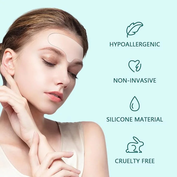 2PCS Reusable Forehead Wrinkle Patches Silicone Forehead Patches Anti-Wrinkle, Wrinkles Treatment for Wrinkles & Fine Line...