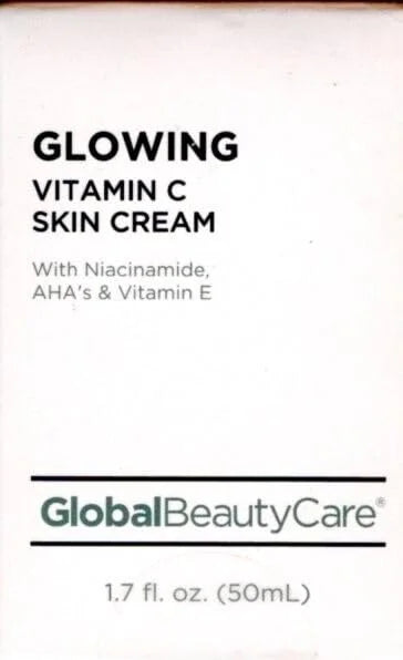 Global Beauty Care Glowing Vitamin C 3 Piece Set with Vitamin C Eye Cream, Vitamin C Skin Cream and Vitamin C Eye Cream wi...