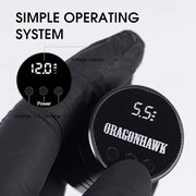 Dragonhawk Tattoo Kit S9 Tattoo Gun Machine Kit Complete Beginner Tattoo Kit Coreless Motor 20Pcs Pro Cartridges Needles -...