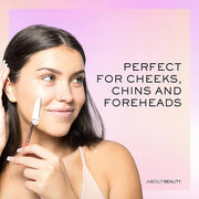 About Face Fuzz-Free Compact Facial Razors for Shaving & Exfoliating - Includes 3 Beauty Groomers - For Face, Lips & Eyebr...