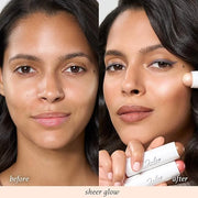 Julep Skip The Brush Cream to Powder Highlighter Stick- Sheer Glow - Blendable and Buildable Color - 2-in-1 Makeup Stick -...