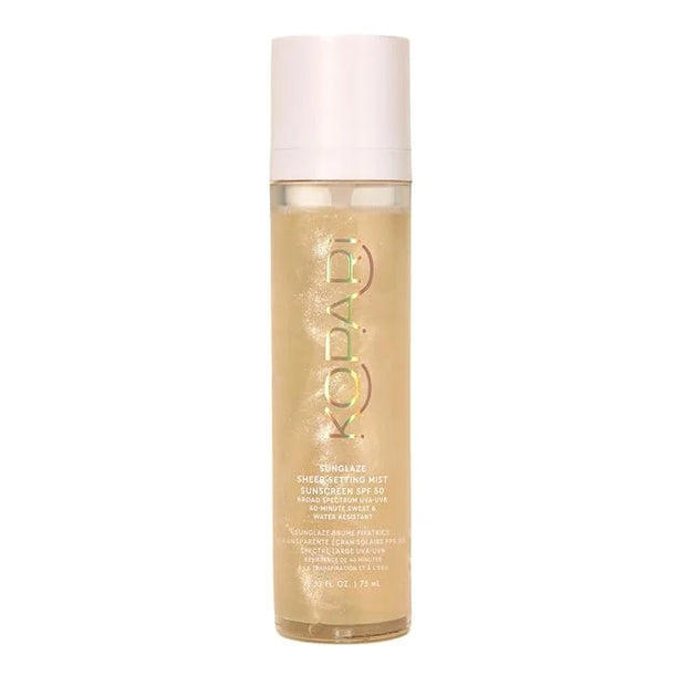 Kopari Sunglaze Sheer Setting Mist Sunscreen SPF 50, Weightless, Fast Drying, Ultra-Fine Setting Spray, Made With Hyaluron...
