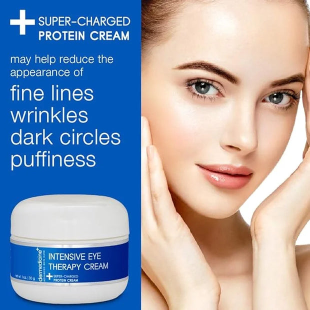 Intensive Therapy Eye Cream w/Peptides, Jojoba Oil, Arnica, Rice Bran | May Help Reduce The Appearance of Under Eye Puffin...