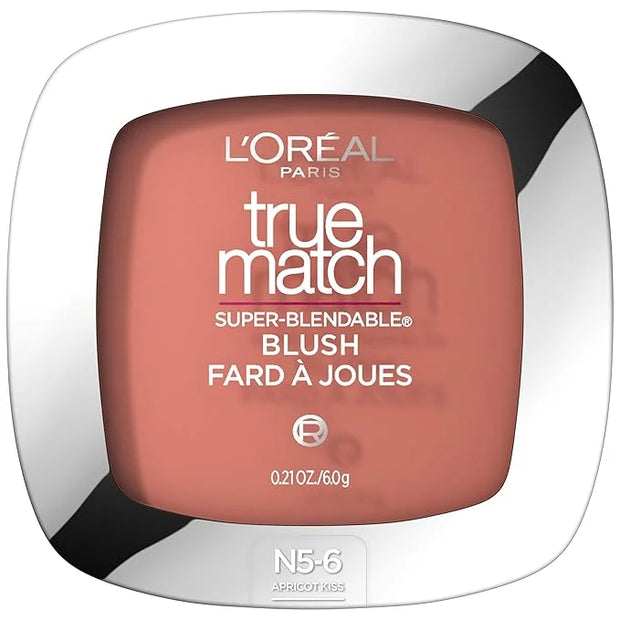 L'Oreal Paris True Match Super-Blendable Powder Blush, Apricot Kiss, 0.21 Oz (Packaging May Vary) - Product Image
