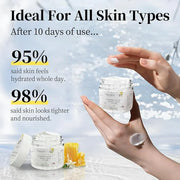 Grass-Fed Beef Tallow for Skin Made in USA, Absorbent, Soothing Tallow and Honey Balm, Smoother Beef Tallow for Face, Whip...