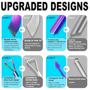 2PCS Metal Chameleon Cuticle Pusher