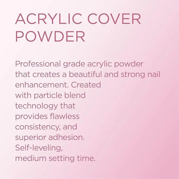Young Nails Acrylic Cover Powder - Self-Leveling Acrylic Nail Powder, Clear Nude Pink White Acrylic Powder for Nail Extens...