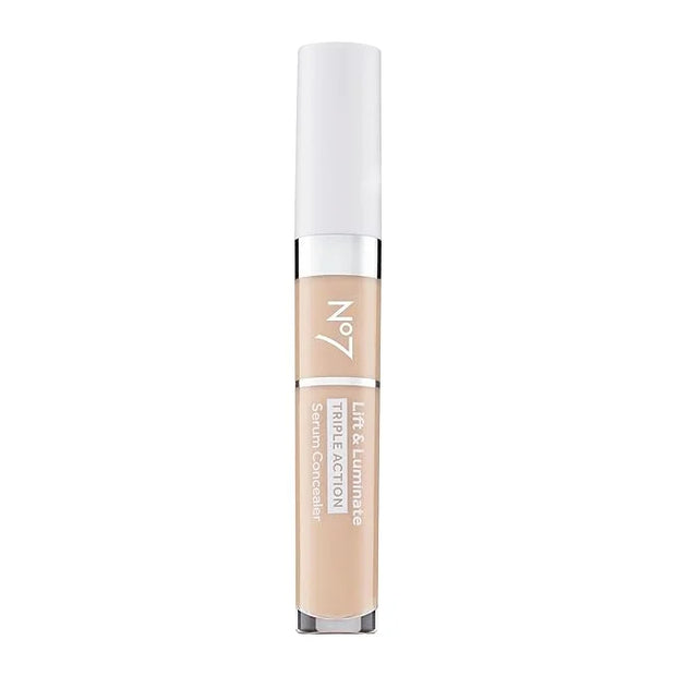 No7 Lift & Luminate Triple Action Serum Concealer - Fair - Anti Aging Liquid Concealer Makeup for Blemishes & Dark Circles...