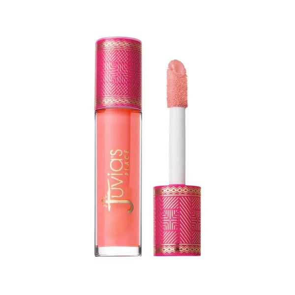 Juvia's Place Long Lasting Hydrating The Reds & Berries Lip Gloss Glass Ruby Rose, 16 oz, Soft Red - Product Image