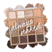 wet n wild Always Naked Palette, Nude Neutral Eye Makeup, Blendable, Warm And Cool Nude Pigments, Matte, Shimmer, Glitter,...