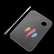 2pcs Acrylic Makeup Palette, Cosmetic Makeup Mixing Tray