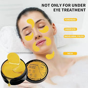 Under Eye Patches For Puffy Eyes 70PCS, 24K Gold Eye Mask For Dark Circles and Puffiness, Under Eye Mask Patches Skincare,...