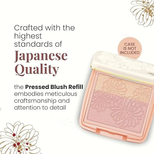 Paul & Joe Pressed Blush Palette Refill Only, Case Sold Separately, Oil-Absorbing Blush Powder, Bi-Color Face Blushes with...