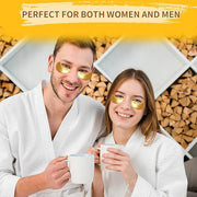 Under Eye Patches For Puffy Eyes 30Pairs, 24K Gold Eye Mask For Dark Circles and Puffiness, Under Eye Mask Patches Skincar...