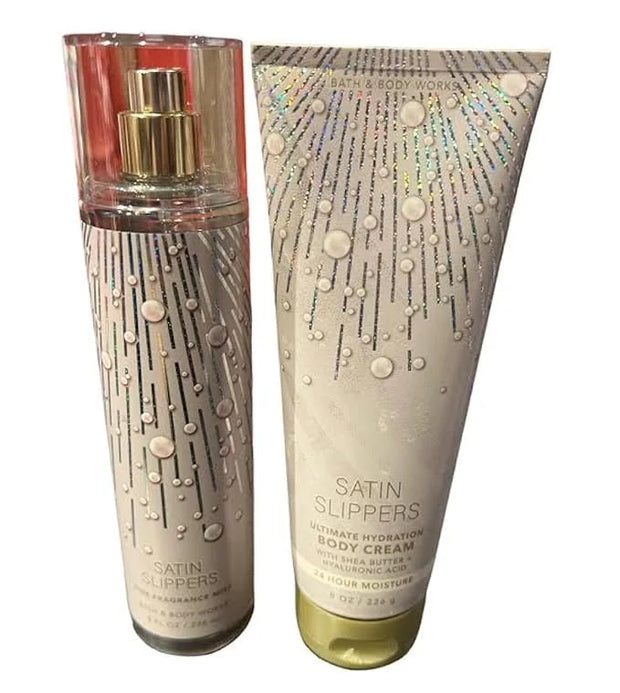 Bath & Body Works Bath and Body Works Fragrance Gift Sets (Satin Slippers Mist and Cream) - Product Image