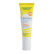 Seaweed Bath Co. Weightless Face Shield Mineral SPF 50 Zinc Oxide Suncreen Facial Serum, 1.7 Oz., Lightweight, Water Resis...
