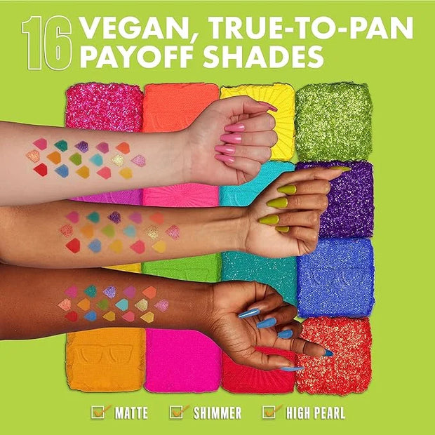 NYX PROFESSIONAL MAKEUP, Ultimate Shadow Palette, Eyeshadow Palette - I Know That's Bright - Product Image