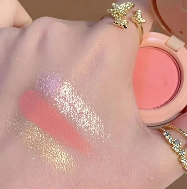 3-in-1 Blendable Trio, Eyeshadow, Blush and Highlight Makeup