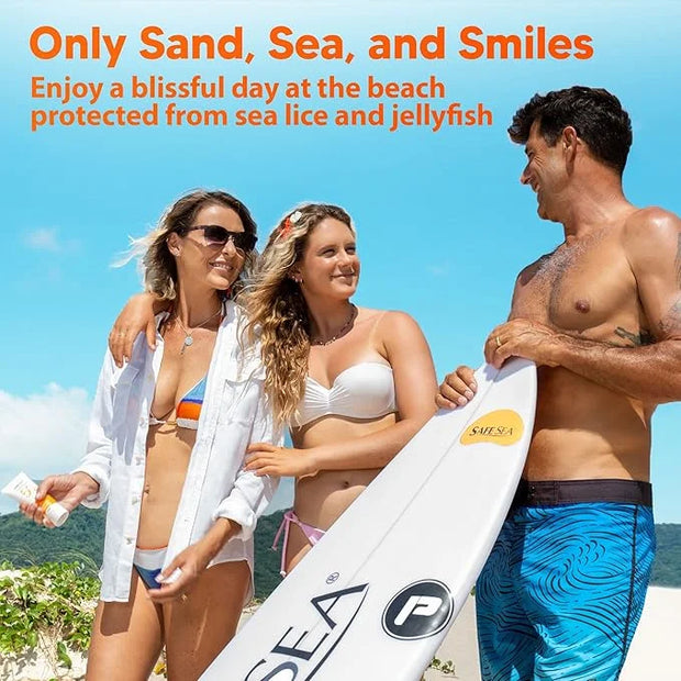 Safe Sea Jellyfish Sting-Blocking Sunscreen, SPF 40+ Spray 4 Fl oz, Waterproof, Biodegradable, Coral Reef-Safe – Body and ...