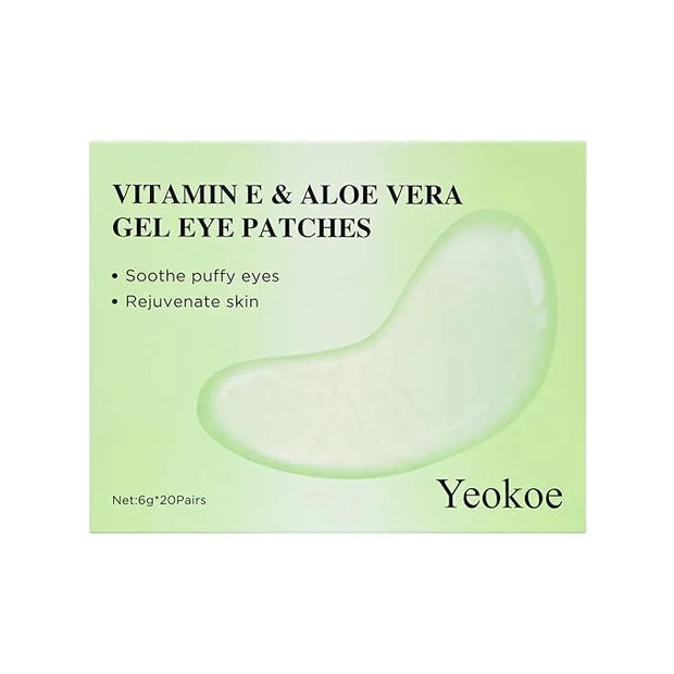 Under Eye Patches for Dark Circles,Puffy Eyes,20 Pairs Face Masks SkinCare With Vitamin E and Aloe Vera Gel for Rejuvenate...