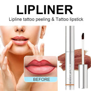 3PCS Peel Off Lip Liner, Light Brown/Dark Brown/Burgundy Light